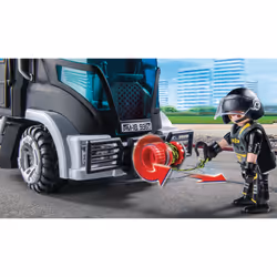 Playmobil City Action Camion policiers élite sirène gyrophare - Vue supplémentaire 4