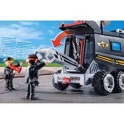Playmobil City Action Camion policiers élite sirène gyrophare - Vue supplémentaire 5