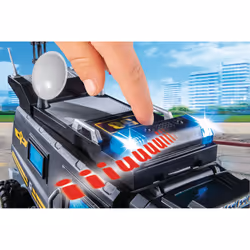 Playmobil City Action Camion policiers élite sirène gyrophare - Vue supplémentaire 6
