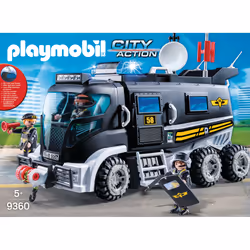 Playmobil City Action Camion policiers élite sirène gyrophare - Vue supplémentaire 7