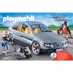 Playmobil City Action Voiture Banalisée Et Policiers En Civil - Vue supplémentaire 4