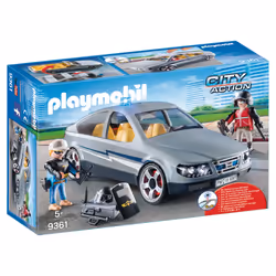 Playmobil City Action Voiture Banalisée Et Policiers En Civil - Vue supplémentaire 8