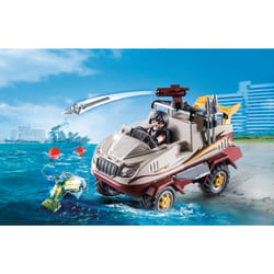 Playmobil City Action Véhicule Amphibie Et Bandit