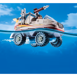 Playmobil City Action Véhicule Amphibie Et Bandit