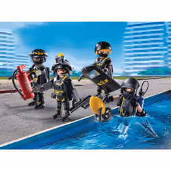Playmobil City Action Policiers D'Élite, 5 an(s), Multicolore, Plastique