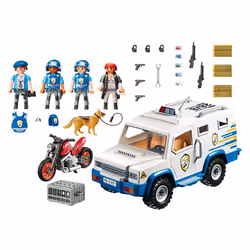 Playmobil City Action Fourgon blindé avec convoyeurs de fonds