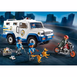 Playmobil City Action Fourgon blindé avec convoyeurs de fonds
