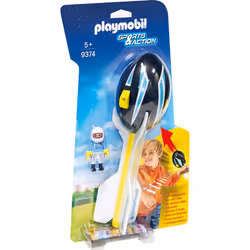 Playmobil Sports & Action Pilote et fusée des airs, Action/Aventure, 5 an(s), Multicolore