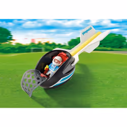 Playmobil Sports & Action Pilote et fusée des airs