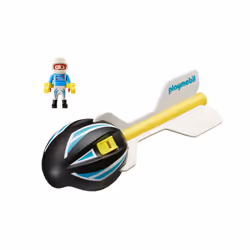 Playmobil Sports & Action Pilote et fusée des airs