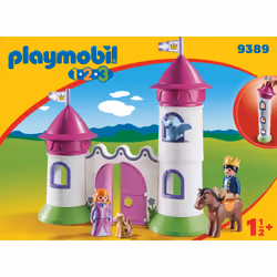 Playmobil 1.2.3 Château De Princesse Avec Tours Emp
