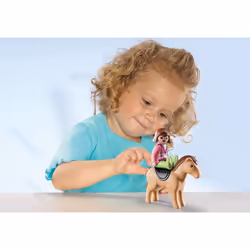 Playmobil 1.2.3 Carriole avec cheval