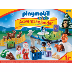 Playmobil 1.2.3 Calendrier De L'Avent 'Père Noël