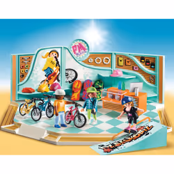 Playmobil City Life Boutique De Skate Et Vélos, Action/Aventure, 5 an(s), Multicolore, Plastique