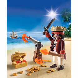 Playmobil Eggs Pirate Avec Canon Et Trésor, 4 an(s), Multicolore, Plastique