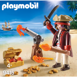Playmobil Eggs Pirate Avec Canon Et Trésor