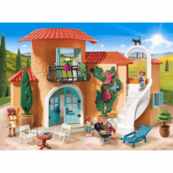 Playmobil FamilyFun Villa De Vacances, Château, 4 an(s), Multicolore, Plastique