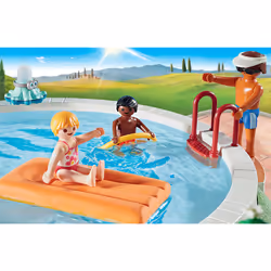 Playmobil FamilyFun Piscine Avec Douche