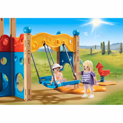 Playmobil FamilyFun Parc De Jeu Avec Toboggan