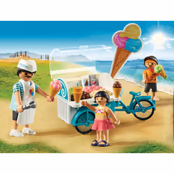 Playmobil FamilyFun Marchand de glaces et triporteur