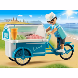Playmobil FamilyFun Marchand de glaces et triporteur