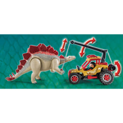 Playmobil Dinos Explorateur Avec Véhicule Et Stégosaure