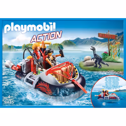 Playmobil Action Aéroglisseur Et Moteur Submersible - Vue supplémentaire 5