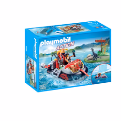 Playmobil Action Aéroglisseur Et Moteur Submersible - Vue supplémentaire 7
