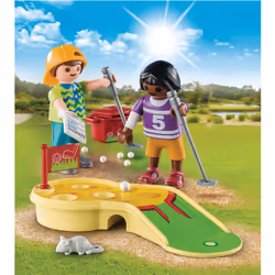 Playmobil SpecialPlus Enfants Et Minigolf, 4 an(s), Multicolore, Plastique