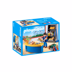 Playmobil Surveillant avec boutique, 5 an(s), Multicolore, Plastique