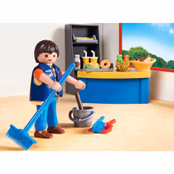 Playmobil Surveillant avec boutique