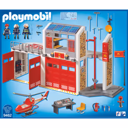 Playmobil City Action Caserne de pompiers avec hélicoptère - Vue supplémentaire 11