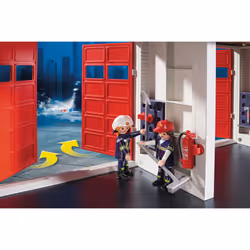 Playmobil City Action Caserne de pompiers avec hélicoptère