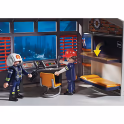 Playmobil City Action Caserne de pompiers avec hélicoptère - Vue supplémentaire 5