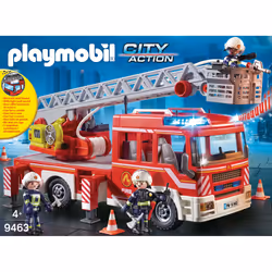 Playmobil Camion de pompiers avec échelle pivotant