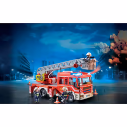 Playmobil Camion de pompiers avec échelle pivotant