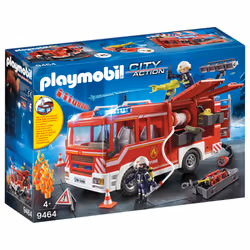 Playmobil Fourgon d'intervention des pompiers, Camion, 4 an(s), AAA, Plastique, Multicolore