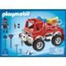 Playmobil 4x4 de pompier avec lance-eau