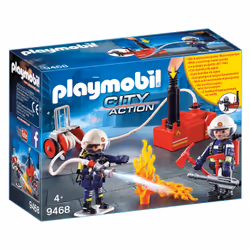 Playmobil Pompiers avec matériel d'incendie, 4 an(s), Multicolore, Plastique