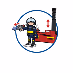 Playmobil Pompiers avec matériel d'incendie - Vue supplémentaire 5