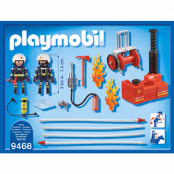 Playmobil Pompiers avec matériel d'incendie - Vue supplémentaire 6