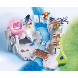 Playmobil Grotte Du Diamant Cristal D'Amour, 4 an(s), AAA, Multicolore, Plastique