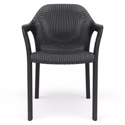 LECHUZA 10903 chaise d'extérieur Dîner Siège rigide Dossier rigide Plastique Gris