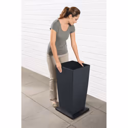 LECHUZA CUBICO Color 40 All-in-One Set Kit de plantation en pot Autonome Polypropylène (PP) Graphite - Vue supplémentaire 12