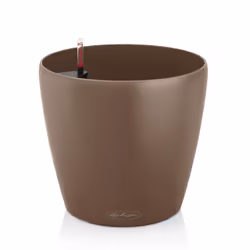 LECHUZA Classico Color 28, Kit de plantation en pot, Autonome, Polypropylène (PP), Marron, Rond, Intérieure
