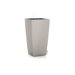 LECHUZA CUBICO Color 40 Intérieur & extérieur Kit de plantation en pot Autonome Plastique Marron, Sable