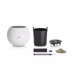 LECHUZA LECHUZA-PURO Color 50 All-in-One Set Intérieur & extérieur Kit de plantation en pot Autonome Polypropylène (PP) Blanc