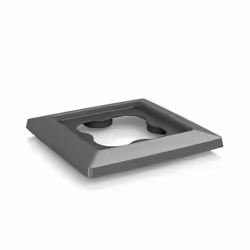 LECHUZA 13427, Dessous de pot, Charbon de bois, CUBICO 30, 320 mm, 320 mm, 45 mm