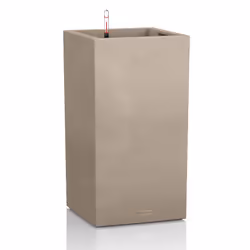 LECHUZA CANTO, Jardinière, Autonome, Plastique, Beige, Rectangle, Intérieur &amp; extérieur