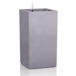 LECHUZA Canto Stone 40, Jardinière, Autonome, Polypropylène (PP), Gris, Rectangle, Intérieur & extérieur